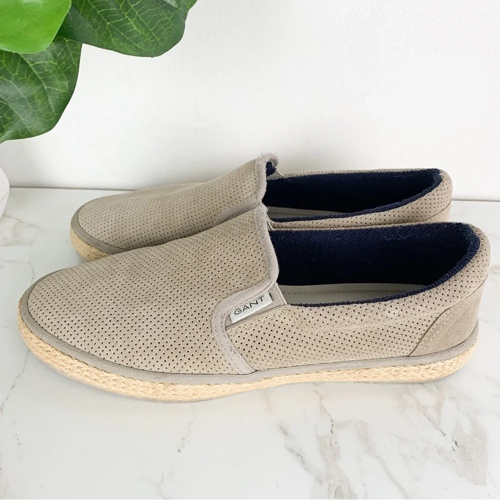 GANT Men’s Suede Espadrille Loafer Sz 9
